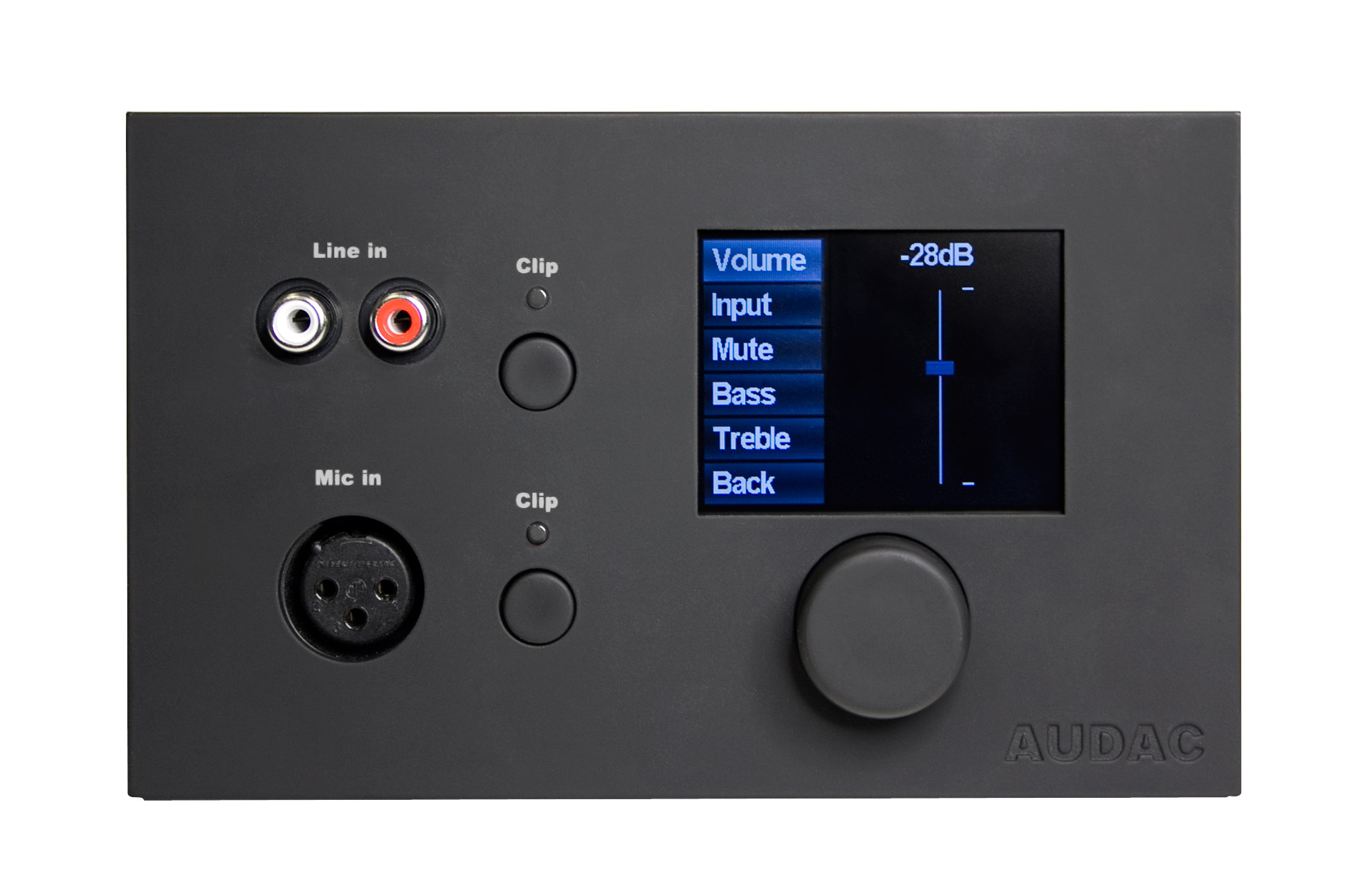Audac MWX65 Schwarz LCD-Wandpanel für MTX48 oder MTX88 Audiomatrix Audac MWX65 Schwarz LCD-Wandpanel für MTX48 oder MTX88 Audiomatrix