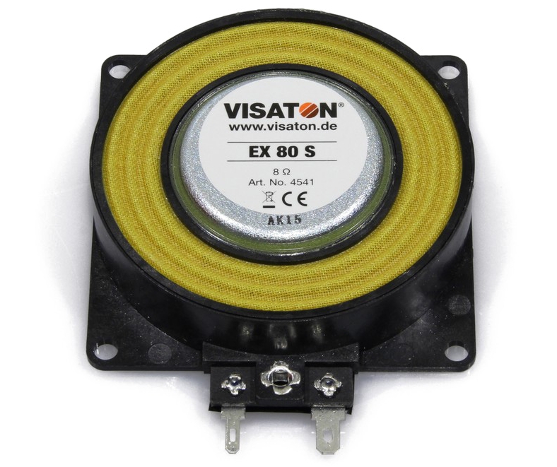 Exiter-EX80S-83-740-01100-B3 Körperschalllautsprecher Exiter EX80S 8ohm 50W bis 20KHz 80x80mm