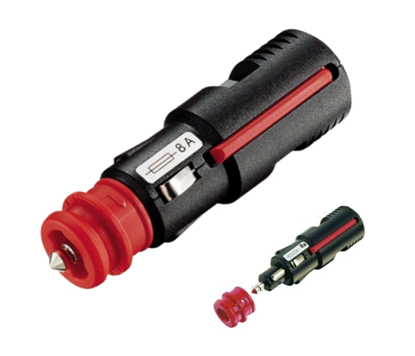 41-153-00370_ProCar_67712000_67722000 Zigarettenanzünder Stecker 12-24V bis 8A mit Sicherung