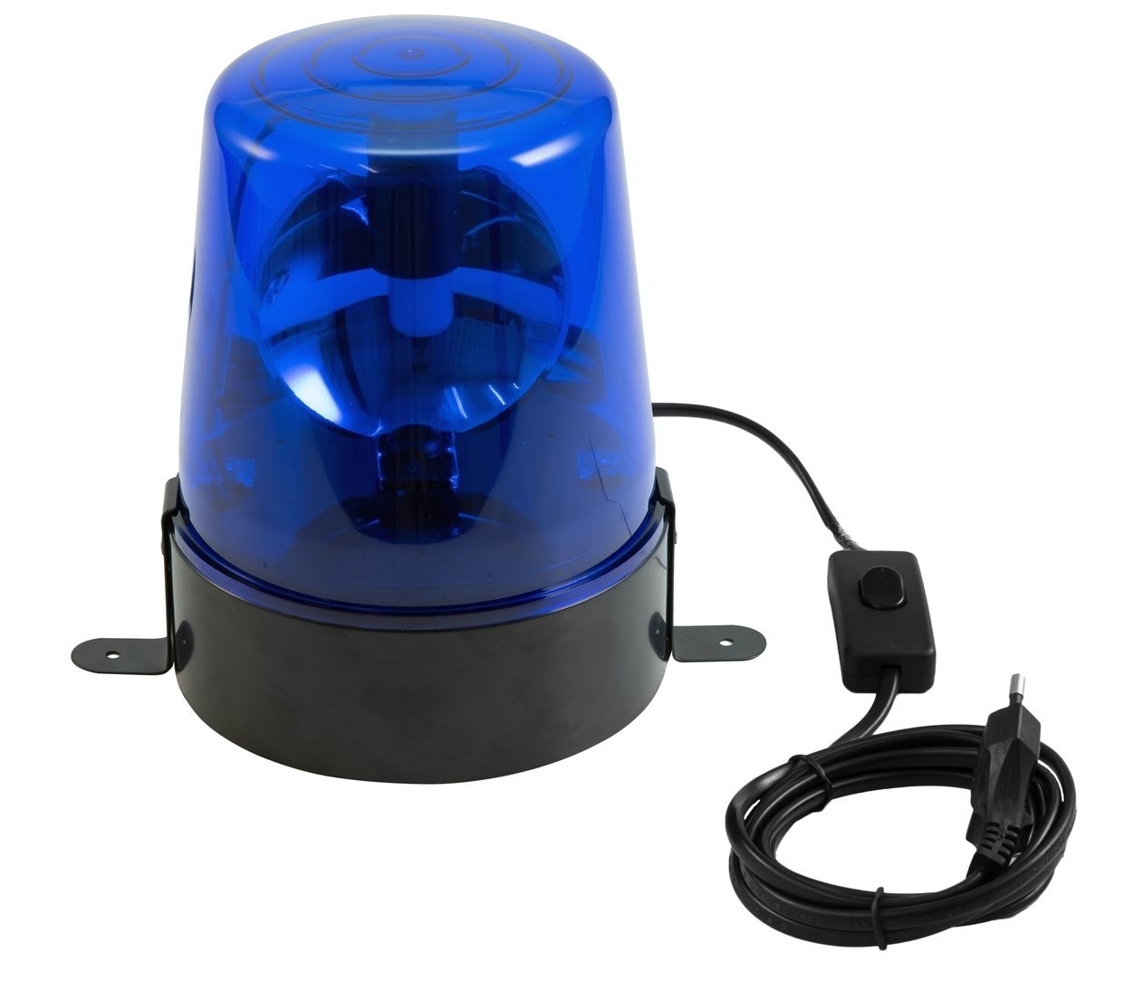 Polizeilicht Alarmlicht BLAU 230V Drehlicht mit 230V LED Birne Polizeilicht Alarmlicht BLAU 230V Drehlicht mit 230V LED Birne