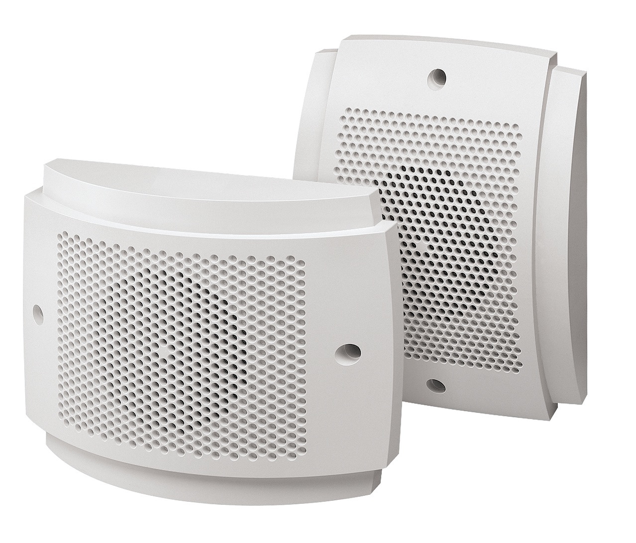 Wandlautsprecher-Weiss-Dersign-2015 Wandlautsprecher 15W 6W rms mit 100V ELA Übertrager Weiss