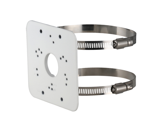 Masthalter-79-400-00188 Masthalter 125x114mm Halterung für Masten oder Rohre 60-125mm Farbe Weiss