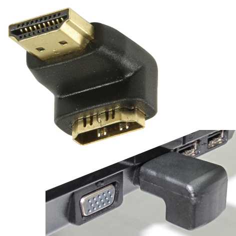 53-682-05010-HDMI-Winkeladapter-nach-unten HDMI Adapter Winkeladapter nach unten