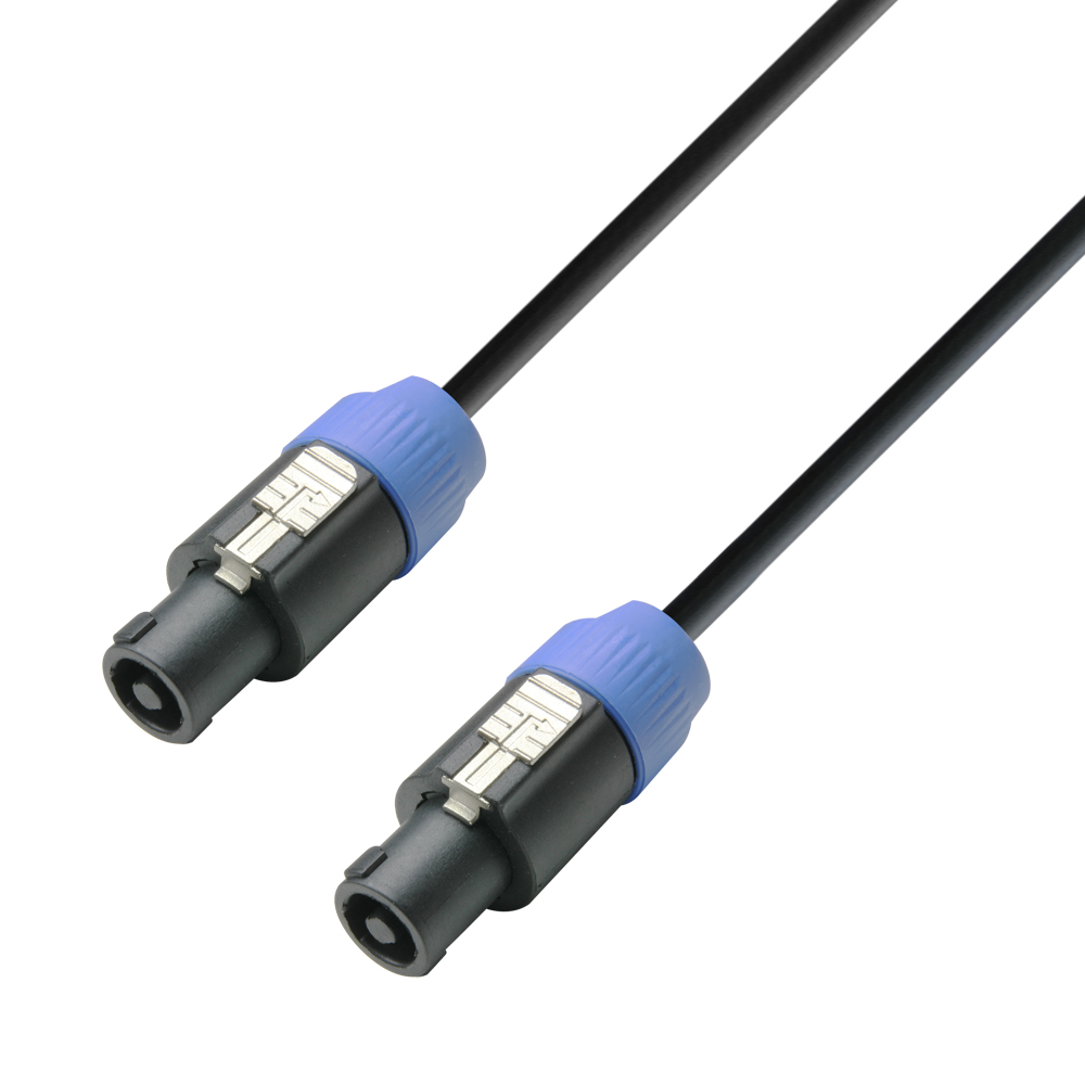 42-685-00270_00280_00330_00380_2023 15m Lautsprecherkabel 2x 1,5qmm mit PA-Stecker Schwarz