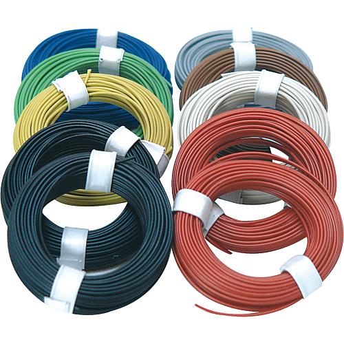 42-774-00040_Litzensortiment 100m Litzen Sortiment 10x10m LIY je 0,14qmm Farbig sortiert