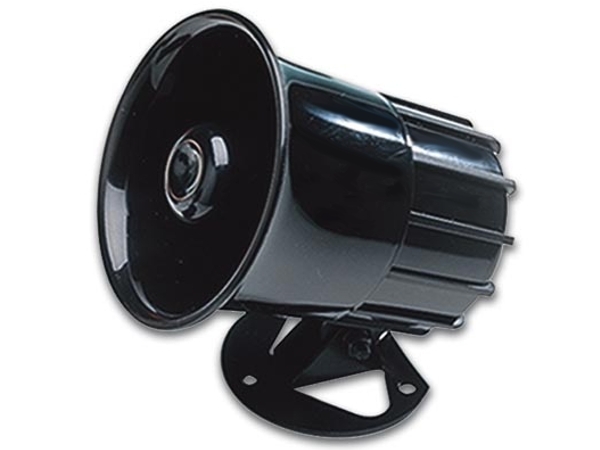 79-222-00080_125dB_Sirene_extrem_Laut_B2023 12V Sirene Hornsirene 20W extrem laute Sirene 125dB Signalgeber Alarmgeber Indoor Outdoor