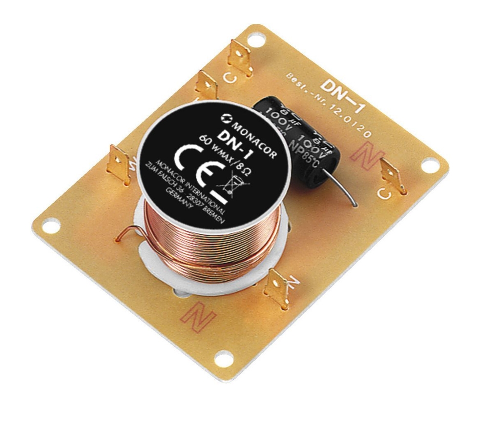 85-775-01160_2wege_weiche_DN1 2-wege Weiche 8ohm 60/100W 2500Hz DN-1