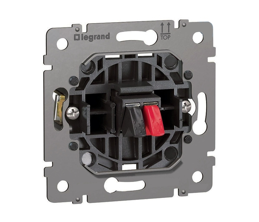 Mono_Lautsprecherdose_85-771-00471_B2 Lautsprecherdose MONO mit 2-Klemmen Creo