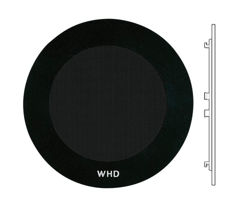 88-500-01533_KBRA_Basic_M240_Blende_fuer_MR240_B01 Blende Abdeckung Kunststoff Schwarz Rund für MR240 Lautsprecher KBRA Basic M240