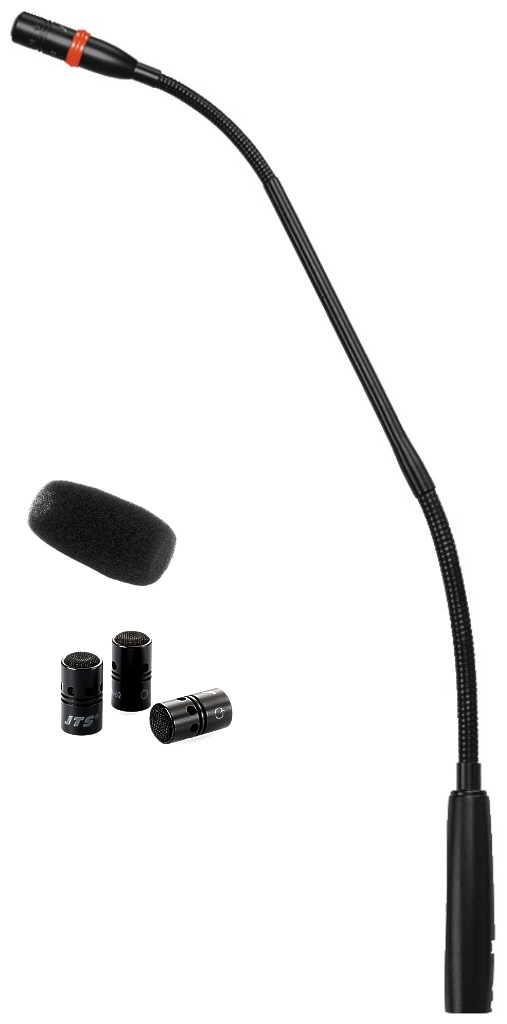 Mikrofon-mit-465mm-Schwanenhals-88-799-00316-2017-2018 Mikrofon mit Schwanenhals 465mm mit LED XLR und Phantom