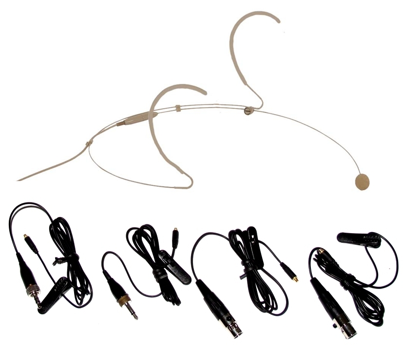 Headset Mikrofon Nackenbügelmikrofon CMX726 Skin mit 4-versch Steckern für AKG Sennheiser Shure ua Headset Mikrofon Nackenbügelmikrofon CMX726 Skin mit 4-versch Steckern für AKG Sennheiser Shure ua