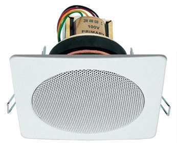Kabelkanal Lautsprecher Steckdosen Lautsprecher 10W 100V + 8Ohm Weiss