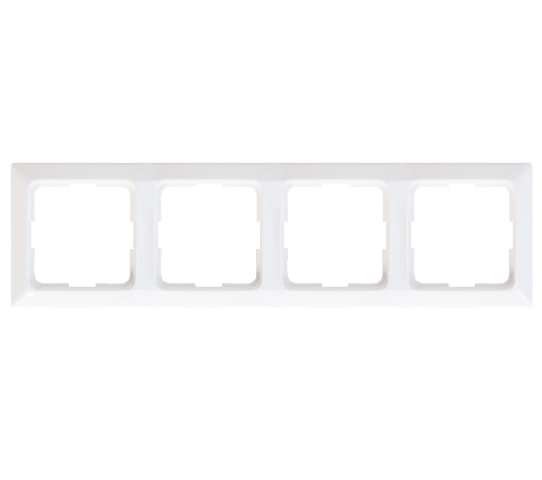 85-771-00490_Legrand_4fach_Rahmen 4-fach Rahmen Aussenrahmen Creo Ultraweiss