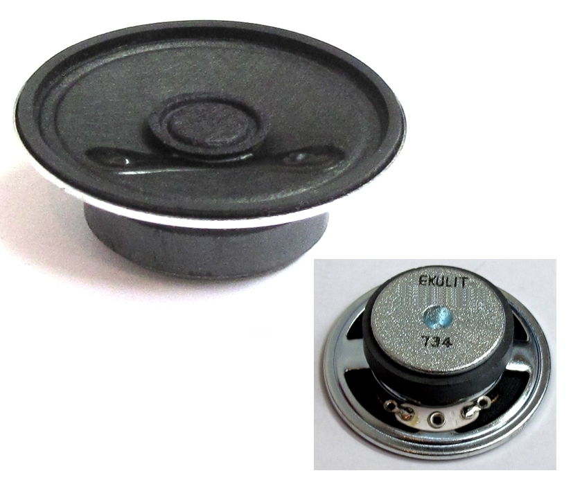 2222pTmpq7PpKBRv6 50mm Lautsprecher 1Watt 250mW rms 8Ohm rund Magnet 32mm