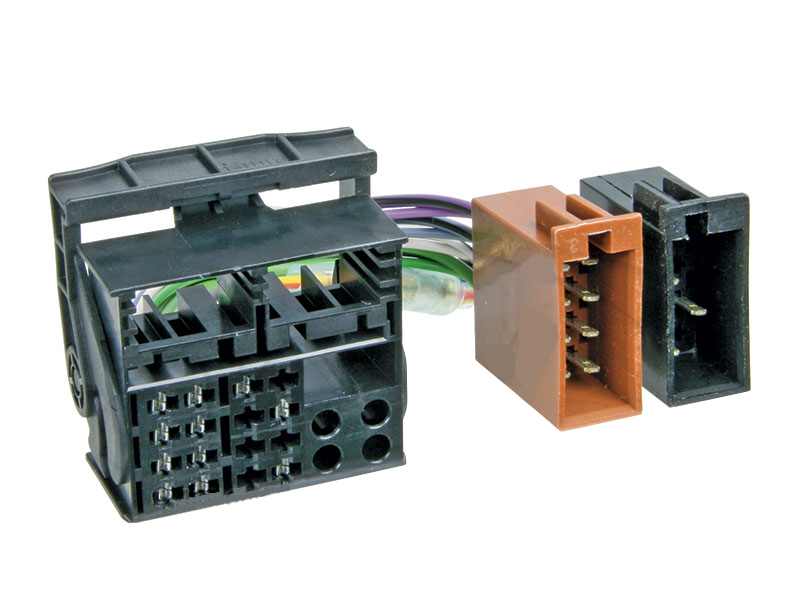 41-153-00486_Quadlock_zu_Audi_Seat_Skoda_VW_Golf Autoradio Adapter Quadlock auf ISO Stecker zu AUDI SEAT SKODA VW GOLF usw