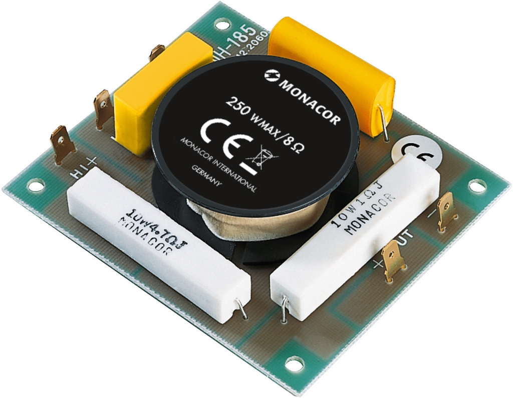 Hochtonweiche_85-775-00470 Hochton Weiche 8ohm 250Watt ab 5500Hz