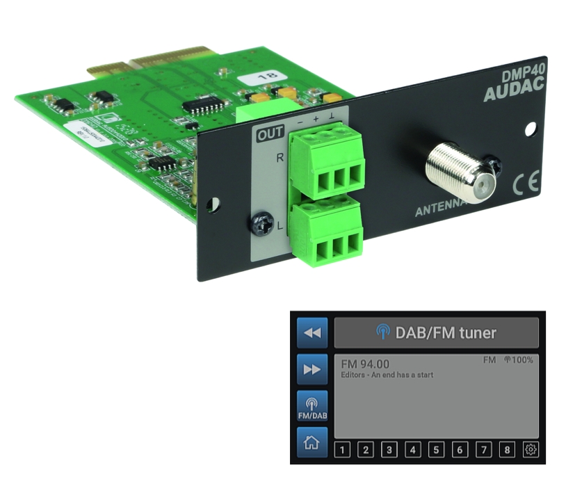 DMP42_DAB_UKW_FM_Tunermodul_88-460-02171 Multiroom Streaming Steckmodul DMP42 für DAB-DAB+-UKW-FM Radio zu XMP44 Basisgerät