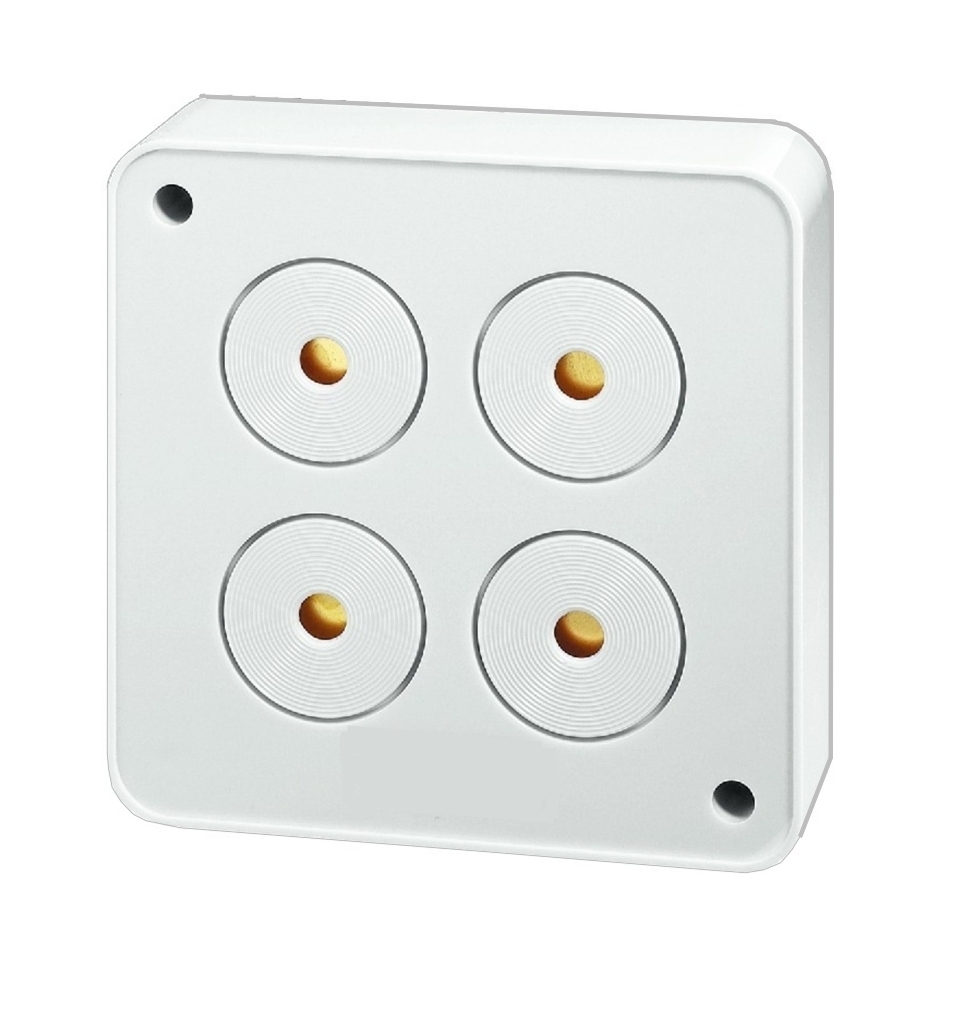 79-222-00009_Piezo_Signalgeber_extrem_laut_2024 12V Sirene 12V 9-15Vdc 4-fach Piezo bis 120dB Signalgeber Alarmgeber