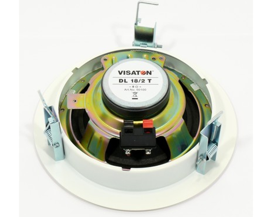 220mm Deckenlautsprecher  70W 8-Ohm 2-Wege Hi-Fi feuchtefest DL18-2T weiß