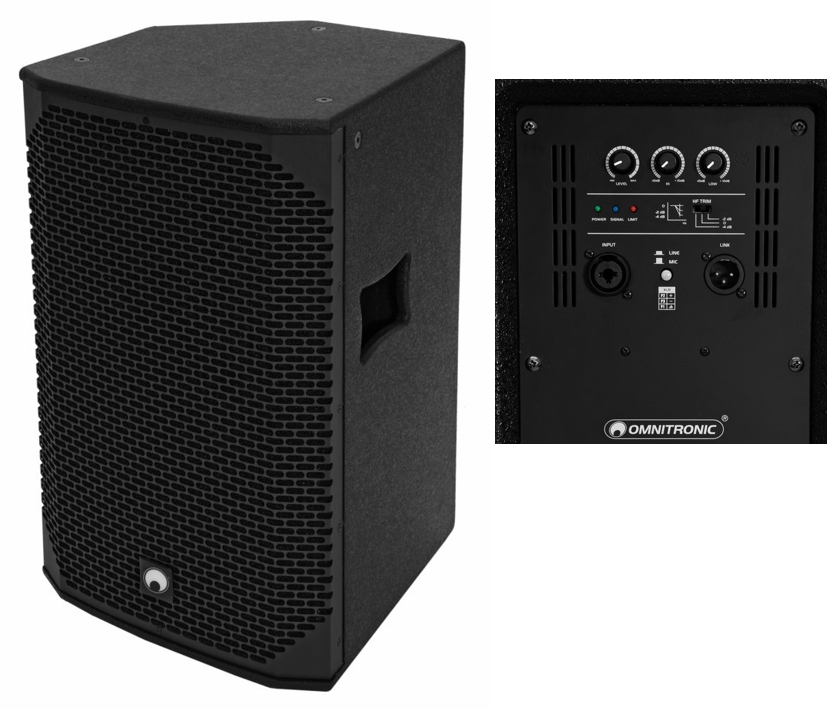 Aktive PA-Box 12zoll 500W Verstärker 2-wege AZX-212A mit Klinken-XLR Eingang Klangregelung Aktive PA-Box 12zoll 500W Verstärker 2-wege AZX-212A mit Klinken-XLR Eingang Klangregelung