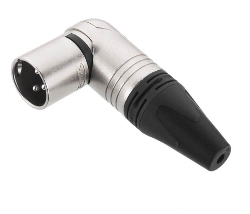 3pol XLR Stecker 90grad gewinkelt Einsatz drehbar 3pol XLR Stecker 90grad gewinkelt Einsatz drehbar