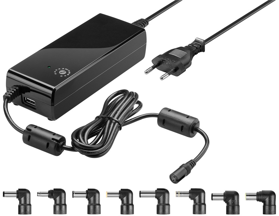 93-815-01047 Notebook Netzteil 90W 12-22V mit 8xStecker 12V 14V 15V 16V 18,5V 19V 19,5V 20V 21V 22V