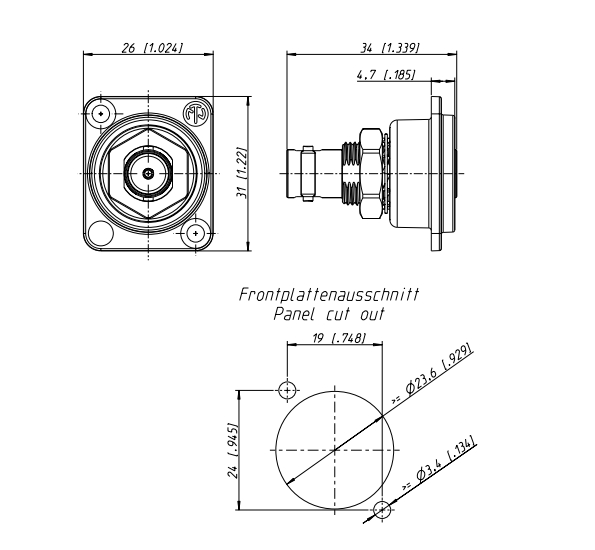 39-851-00035_BNC_Buchse_XLR_D-Type_Format_ZG