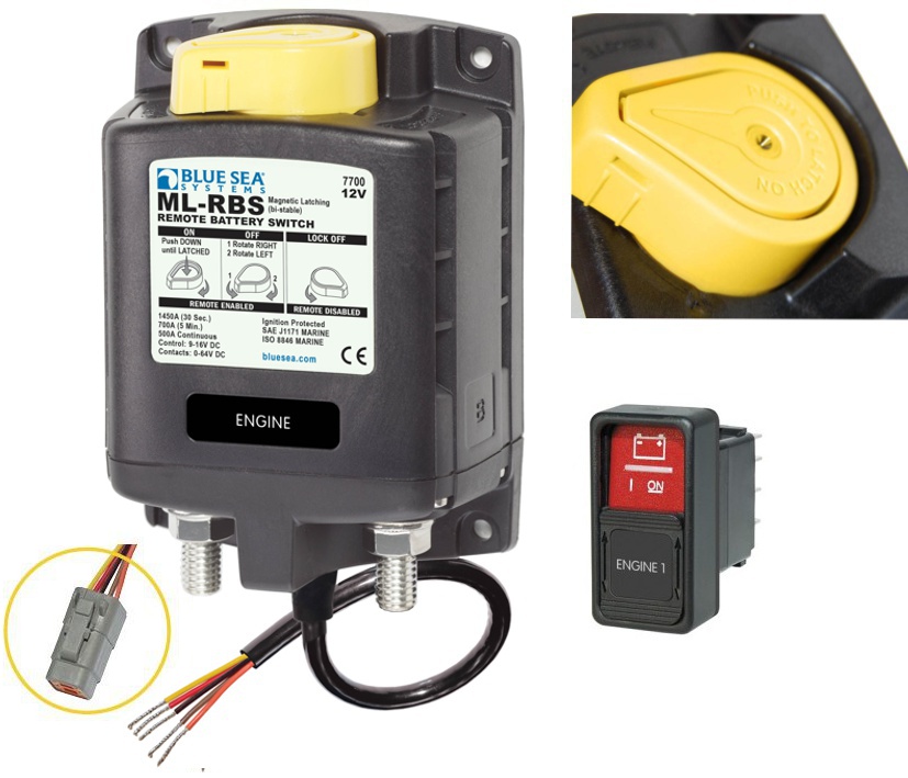 12V KFZ Relais 500A 700A 1xEIN mit M10 Schraubkontakten