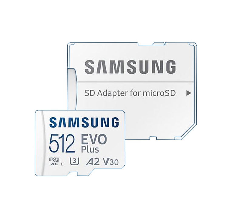 64-520-01002_512GB_SD-Speicher 512GB SD Karte Micro SDXC Speicherkarte mit SD-Adapter EVO-Plus UHS-I