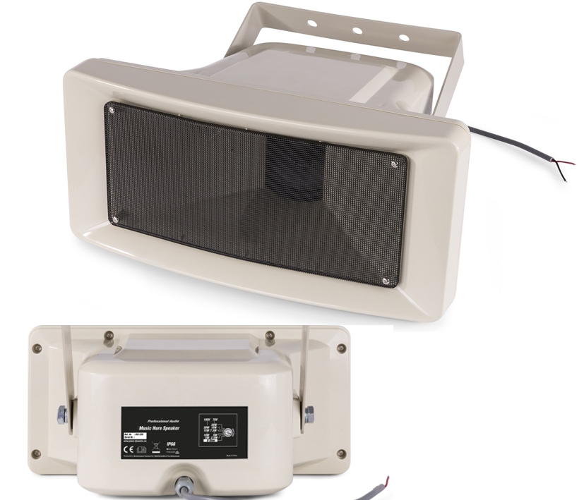 Soundprojektor CSS30M mit Bügel ELA 100V 30/55W IP66 IPX6 und umstellbar auf 8-Ohm Soundprojektor CSS30M mit Bügel ELA 100V 30/55W IP66 IPX6 und umstellbar auf 8-Ohm