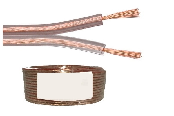 42-773-00780 25m Lautsprecherkabel 2x 1,5qmm Transparent CCA