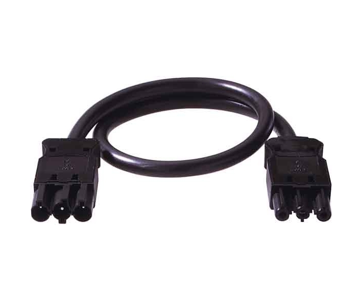 39-855-05100_30cm_GST18_Verlaengerung_22 Stromzuführung 0,3m 230V  GST18 Adapter Stecker auf Buchse