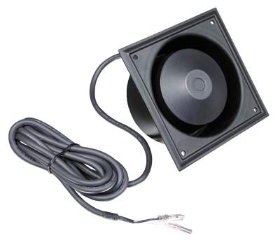 85-756-00970 ELA 100V 12W Einbaulautsprecher DK121 Druckkammerhorn ALU Schwarz