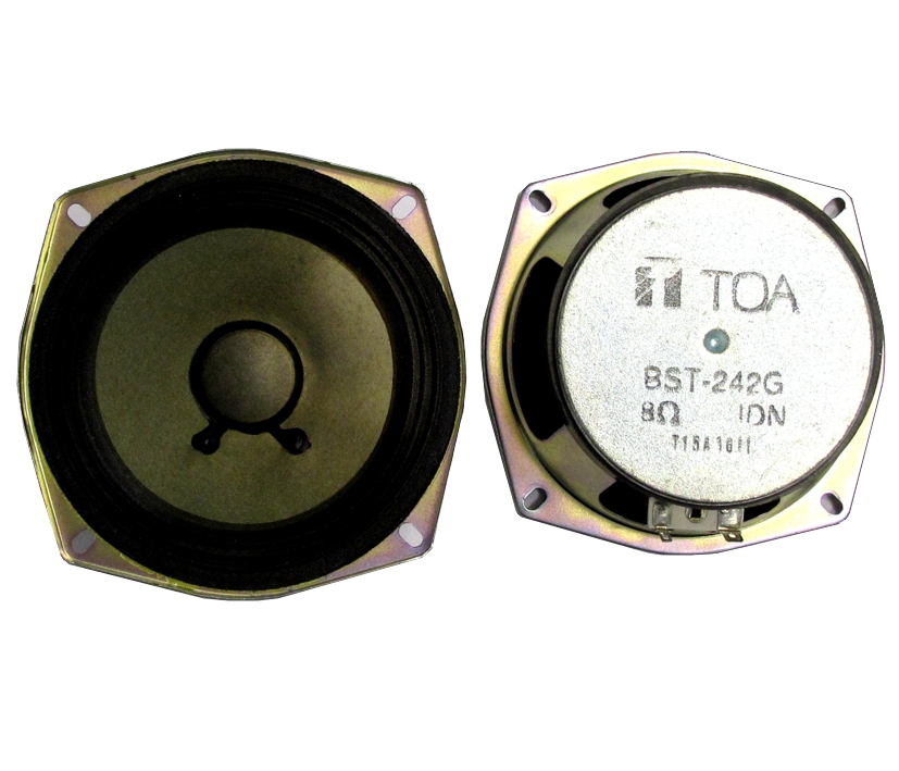 119mm Basslautsprecher 150W 8ohm TOA BST-242G für HX-5 Serie Neuware 119mm Basslautsprecher 150W 8ohm TOA BST-242G für HX-5 Serie Neuware