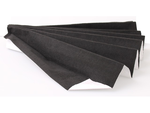 85-752-00510_Velour_Filz_selbstklebend Velour selbstklebender Bezugsstoff für Oberflächen 140x360cm 5qm Schwarz