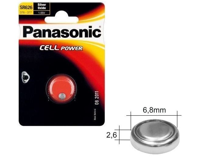 Knopfzelle-AG4-SG4-SR66-177-376-377-M377-V377-565-S626S-SR626-SR626EL-33-708-00095ZG
