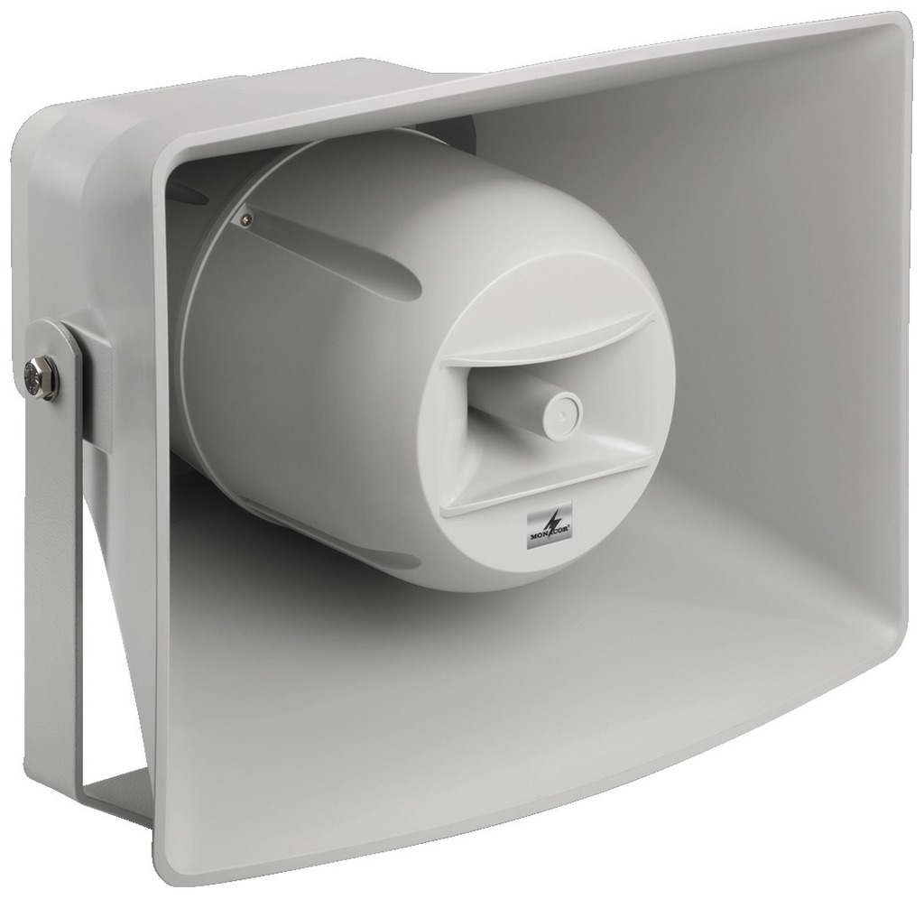 a162580a Soundprojektor IT400TW mit Bügel mit 100V Trafo 60/90W für Durchsagen und als Musikhorn