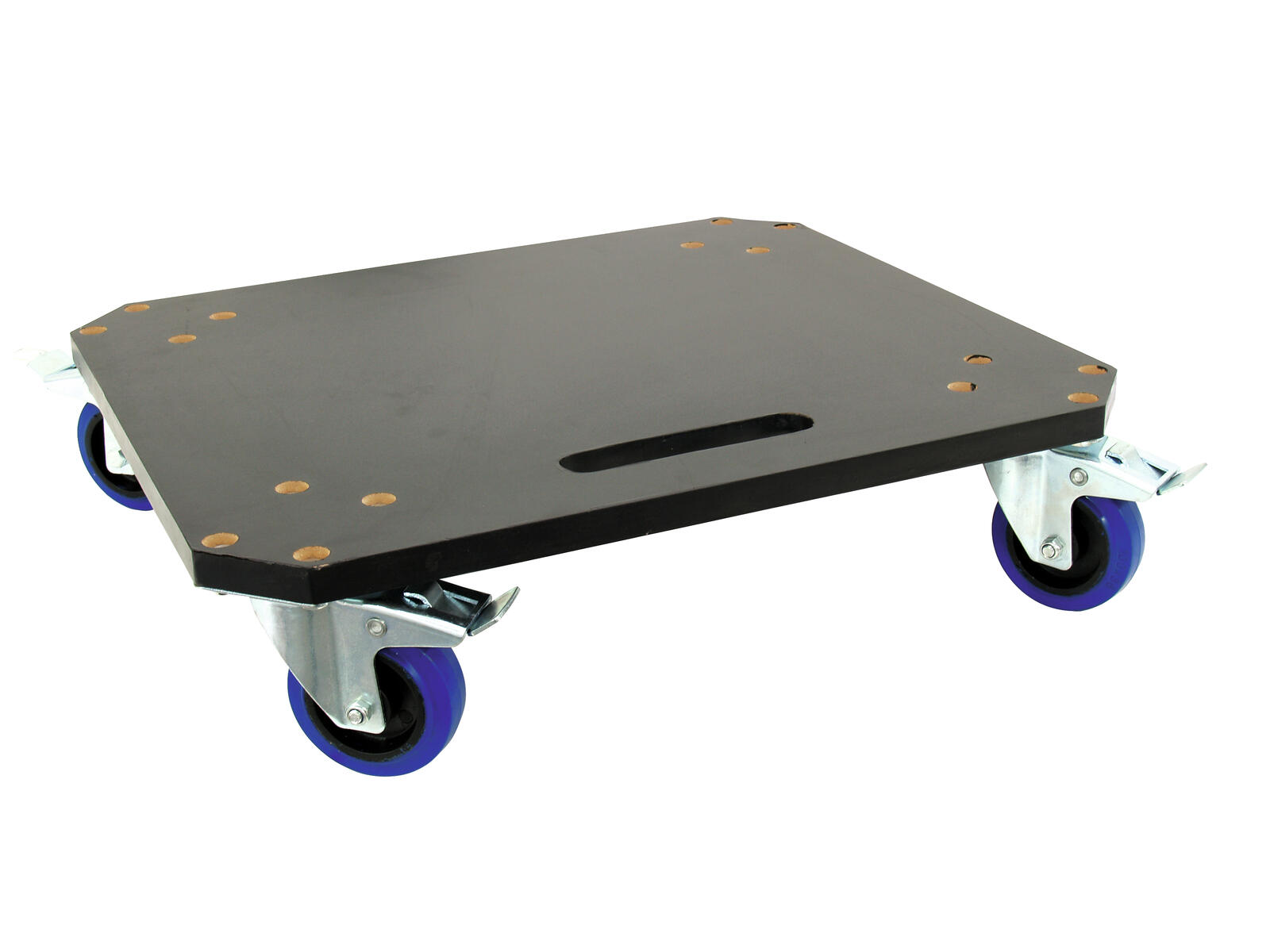 Rollenbrett 60x52cm bis 200Kg mit 4 Rollen davon 2x mit Bremsen aus MDF Wheel Board