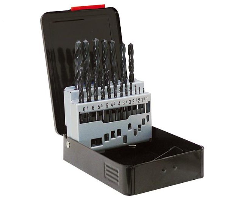 97-905-00218 Bohrer SET HSS Spiralbohrer-Satz 19-tlg 1-10mm HSS-R