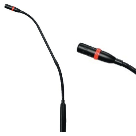 88-799-00375_2015_01 Mikrofon mit Schwanenhals 450mm mit LED XLR und Phantom