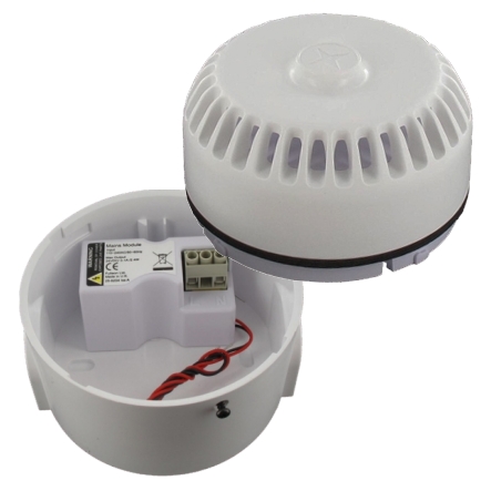 79-222-00012-2013-OK-BBBB Sirene 230V oder 24V mit 32 wählbaren Tönen BASE-RORD-WS Signalgeber Alarmgeber