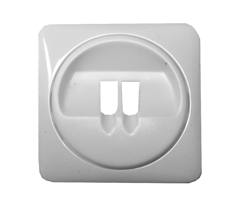 85-771-06700_creo_Lautsprecher_Blende Innenblende zur Mono Lautsprecherdose 2-teilig Creo Ultraweiss