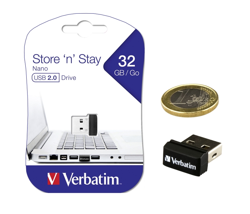 58-400-17813_32GB_Verbatim 32GB USB Speicher USB2 Verbatim Store-n-Stay Nano Miniatur