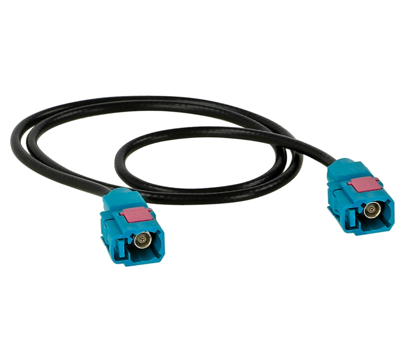 50cm Fakra Verlängerung Adapterkabel Antennenkabel Fakra-Z Kupplung zu Fakra-Z Kupplung