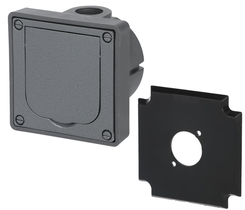 Wanddose Bodendose Unterputz für D-Type Einsätze XLR Dose Metalldose Wanddose Bodendose Unterputz für D-Type Einsätze XLR Dose Metalldose