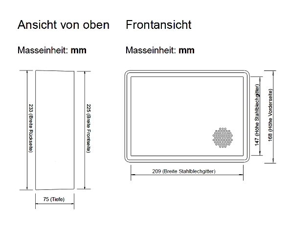 Wandlautsprecher-Abmessungen-88-500-00238
