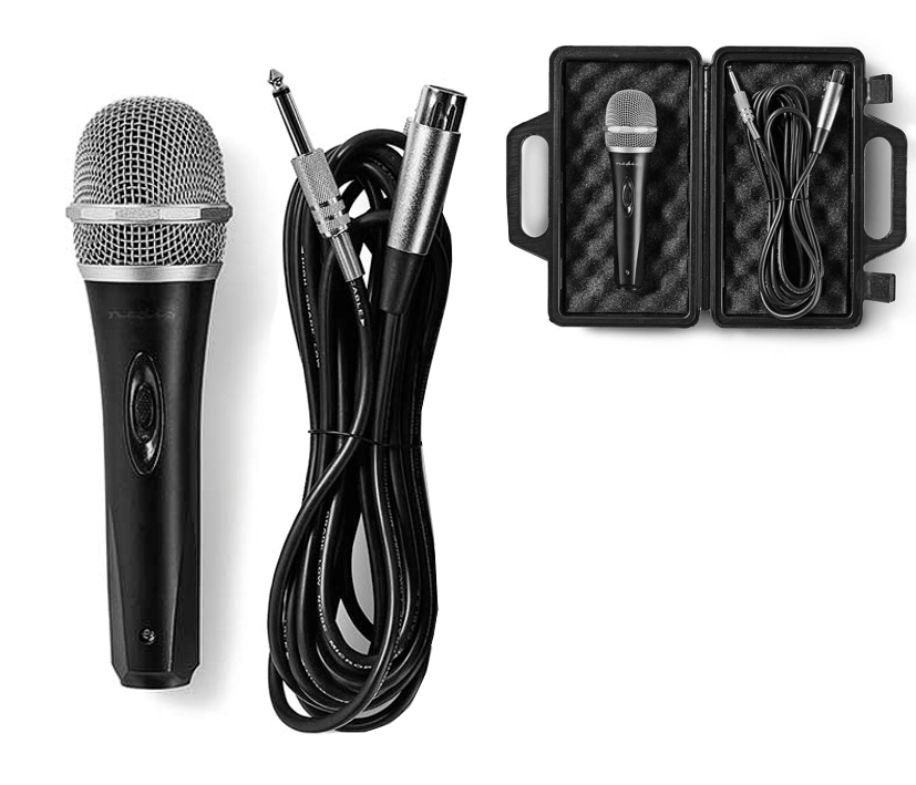 Mikrofon Handmikrofon mit Koffer XLR-Klinke Metallausführung